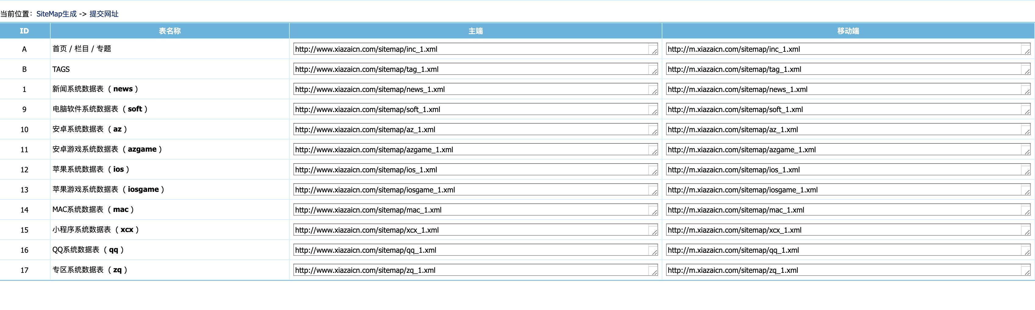 帝国CMS7.2~7.5百度地图SiteMap生成插 件