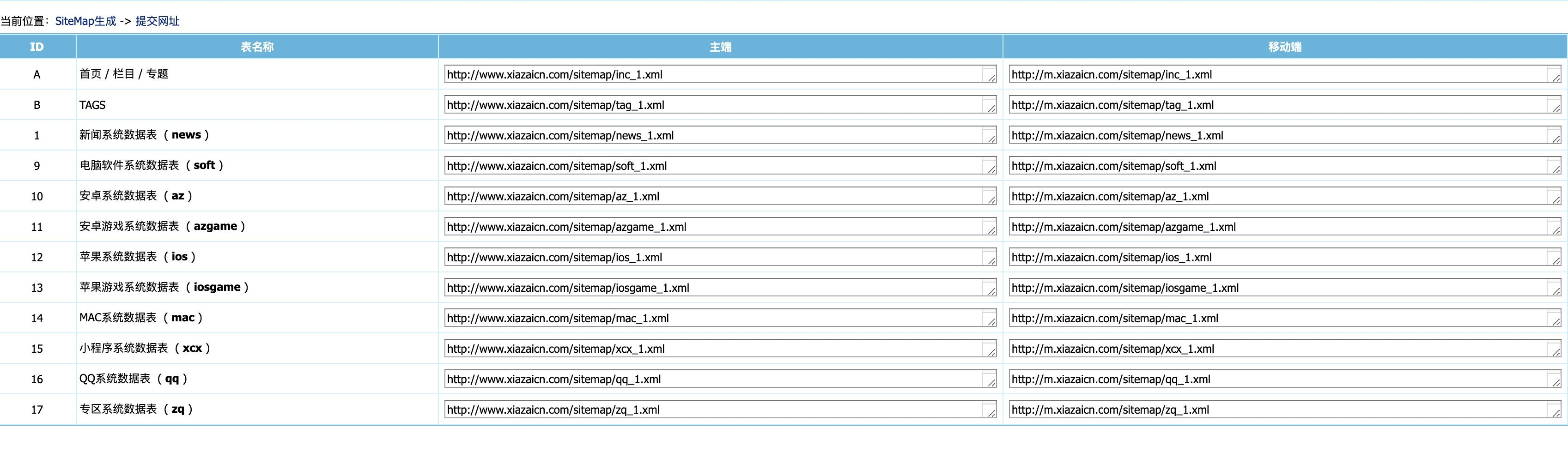 帝国CMS7.2~7.5百度地图SiteMap生成插件