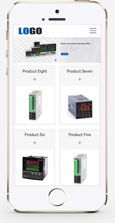 中英文外贸pbootcms网站模板 自适应详情图2