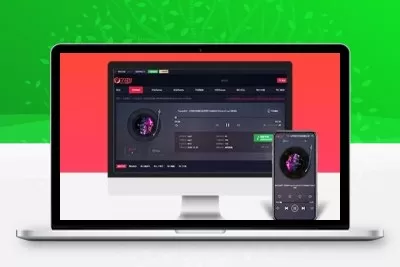 帝国cms7.5原创DJ舞曲音乐自适应网站源码 带会员支付系统 火车头采集任意站